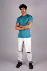 Vedco Men's Bamboo T-Shirt (Crystal Teal)