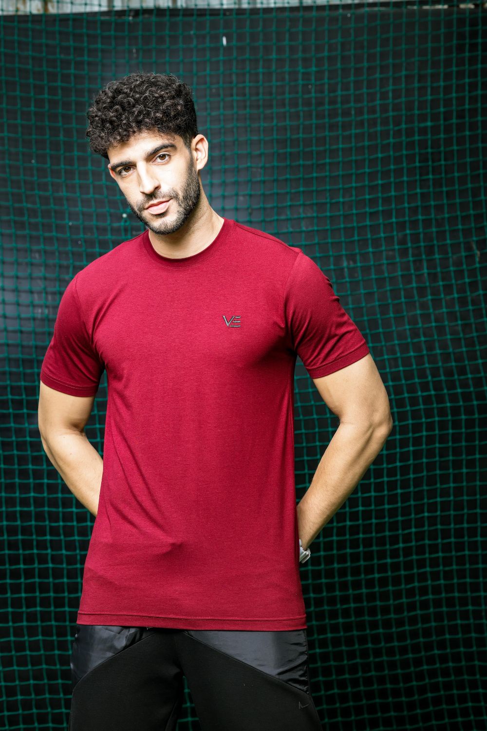 Vedco Bamboo Activewear Tee - Dirty Red