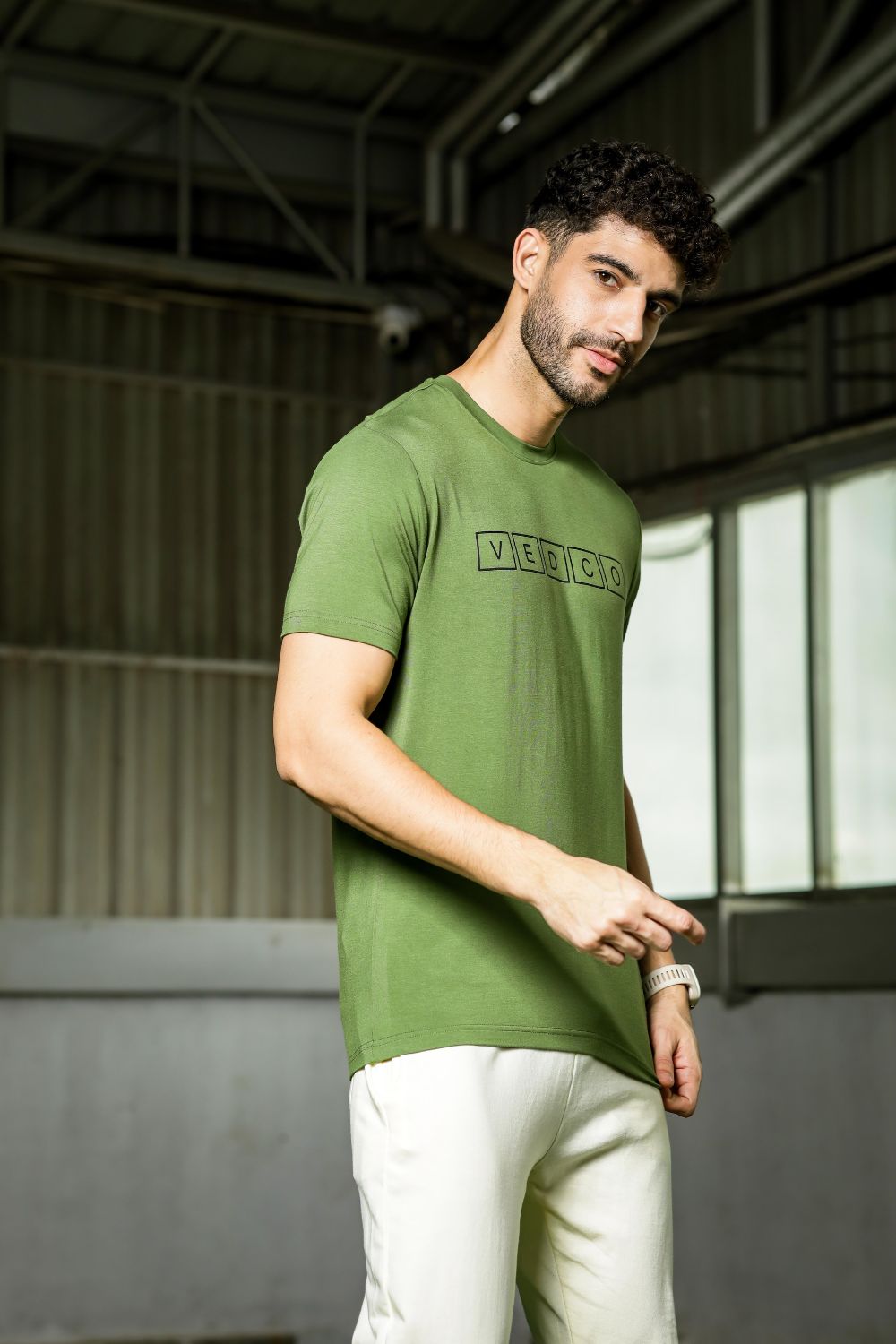 Vedco Bamboo Activewear Tee - Olive Green