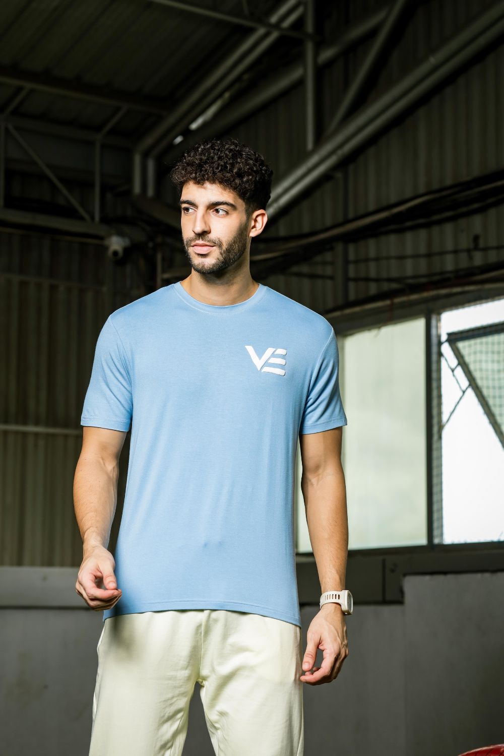 Vedco Bamboo Activewear Tee - Sky Blue