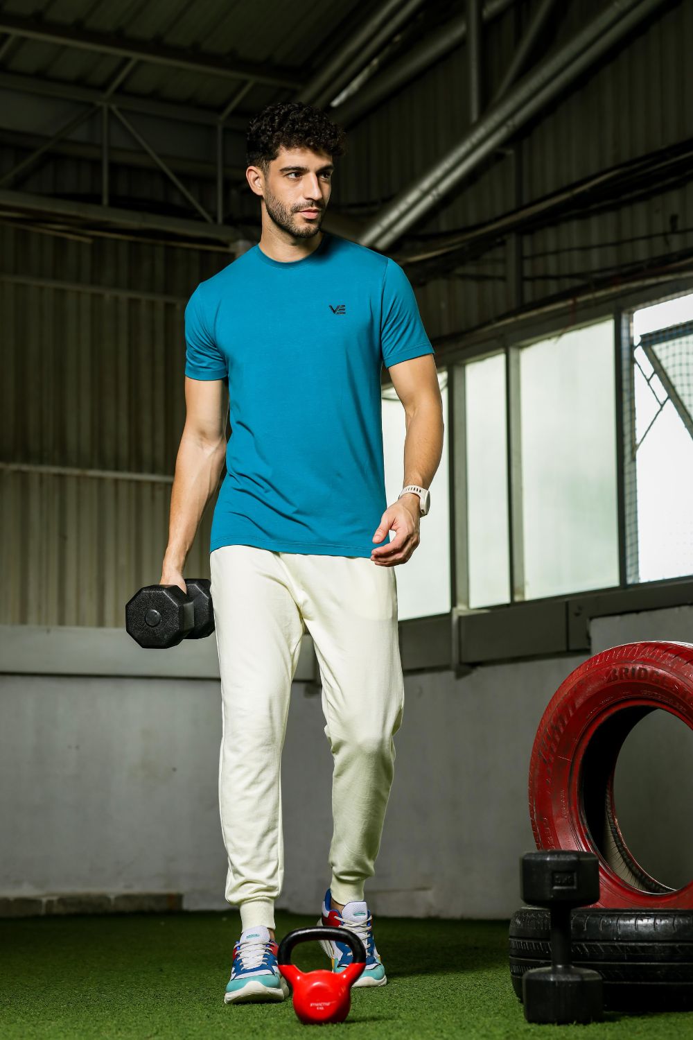 Vedco Bamboo Activewear Tee - Teal Blue