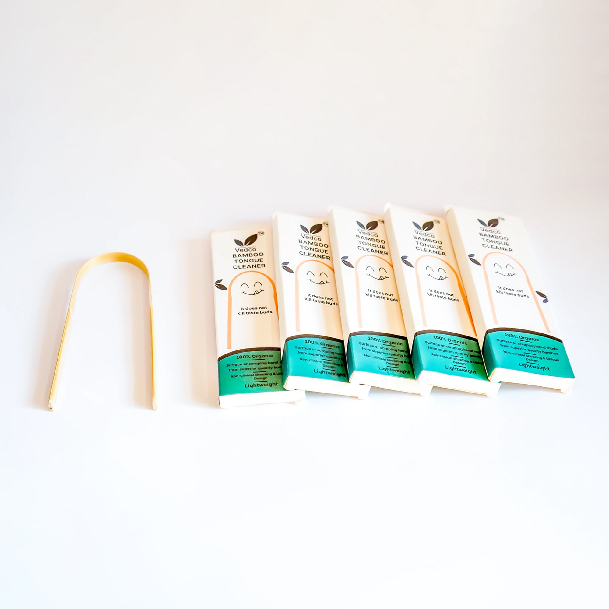 Vedco Bamboo Harmony Tongue Cleaner | Set of 5