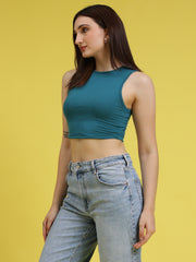 Fitted Crop Tank Top