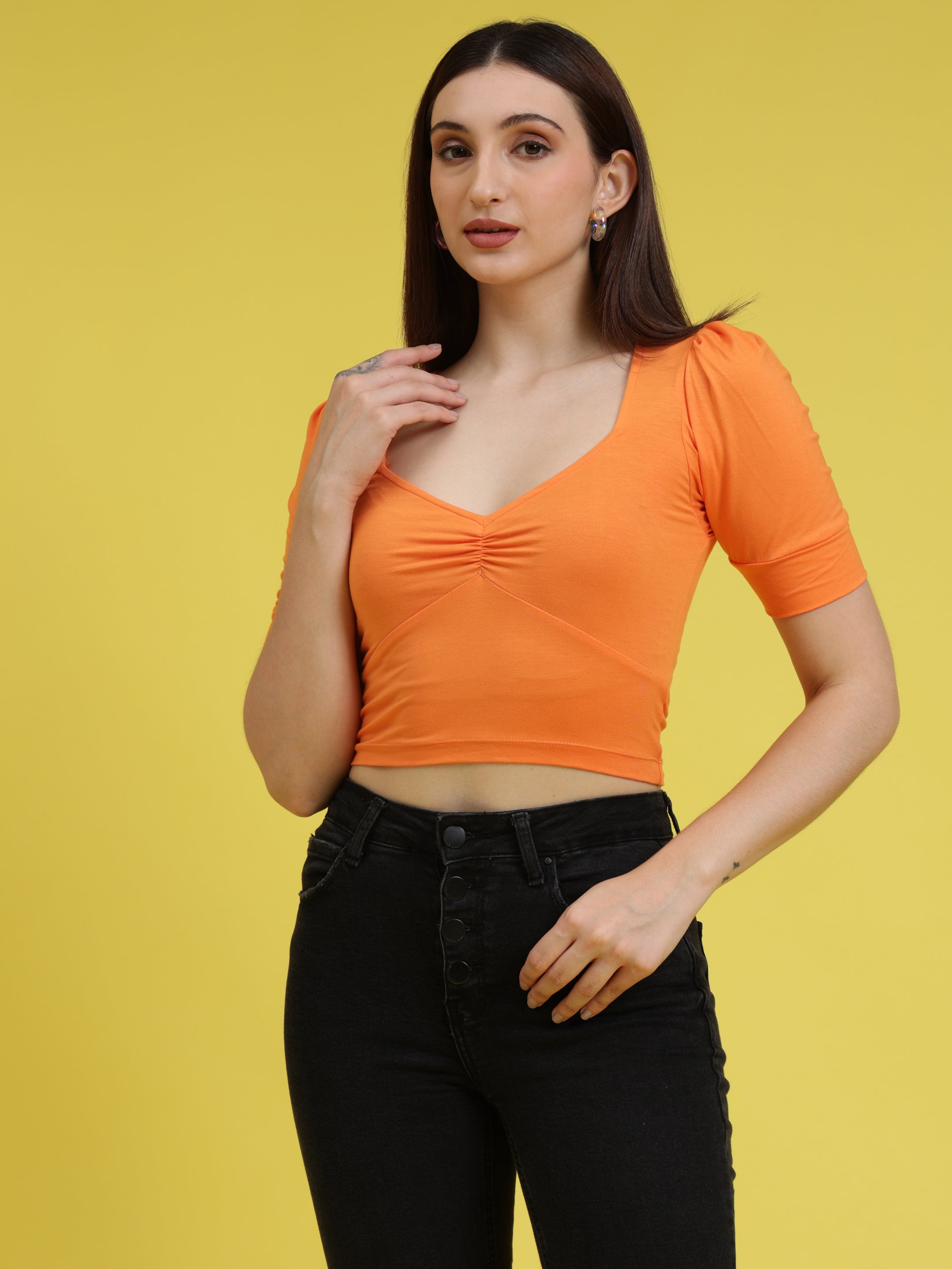 Noodle Strap Crop Top