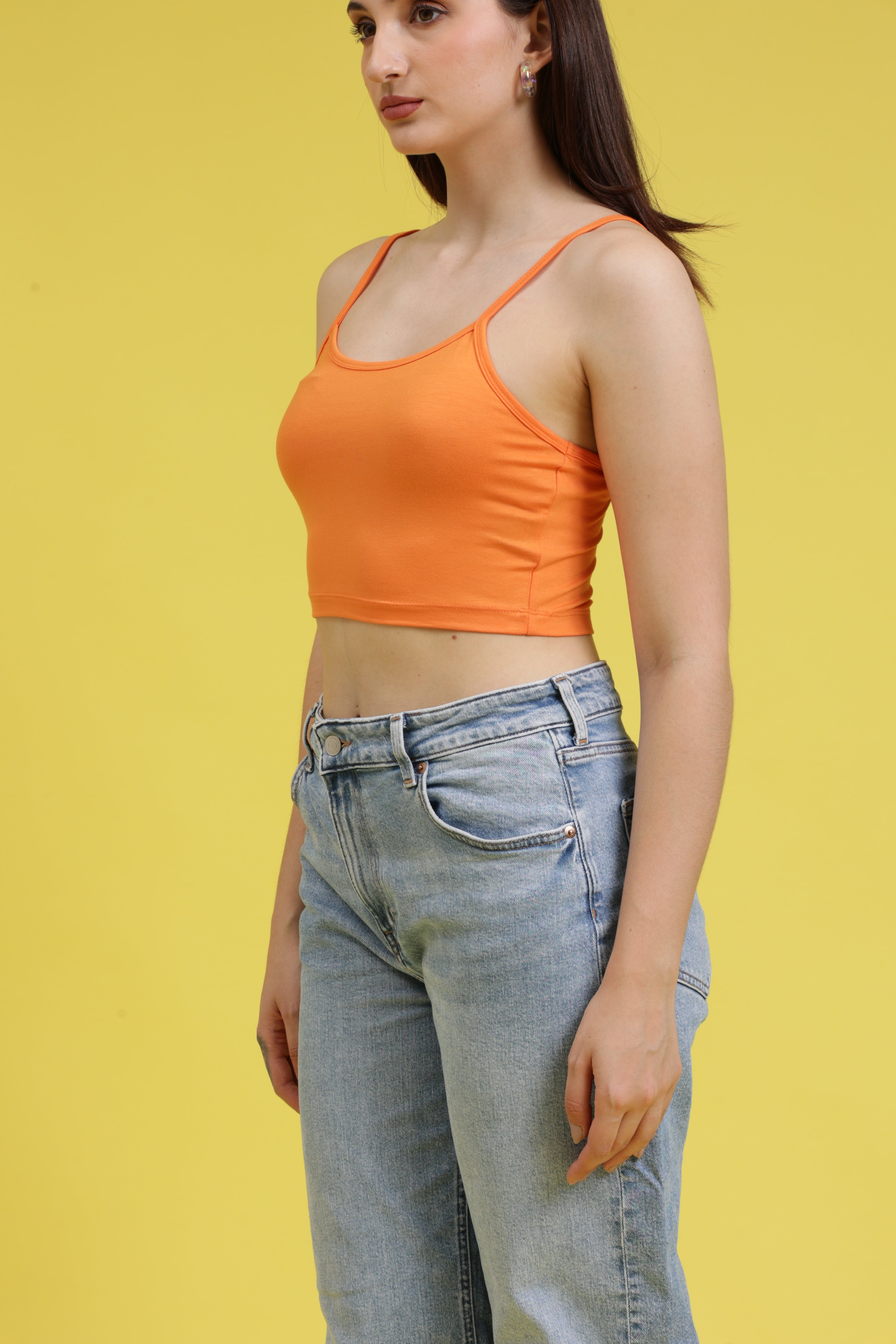 Fitted Crop Tank Top