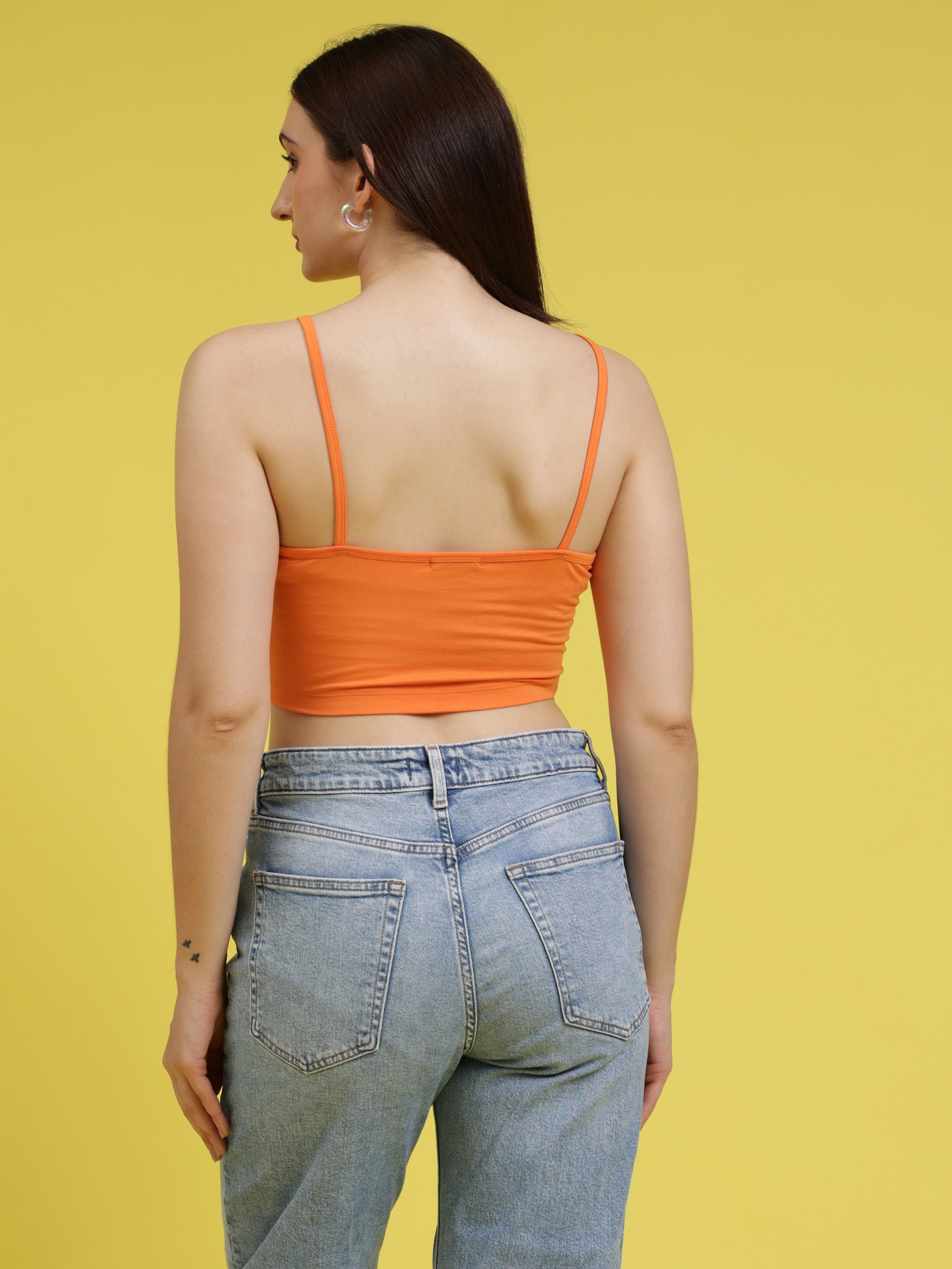 Noodle Strap Crop Top