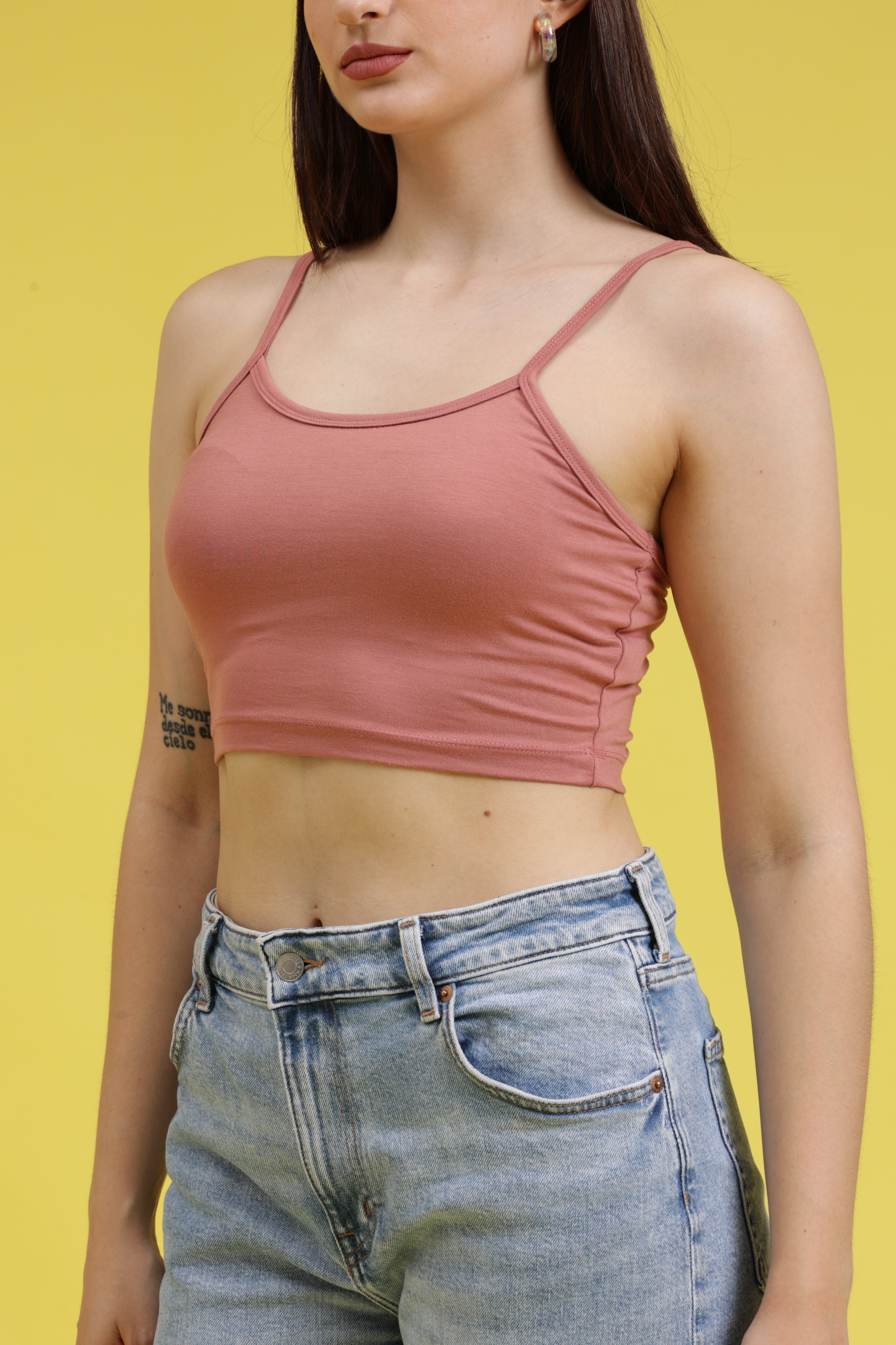 Fitted Crop Tank Top