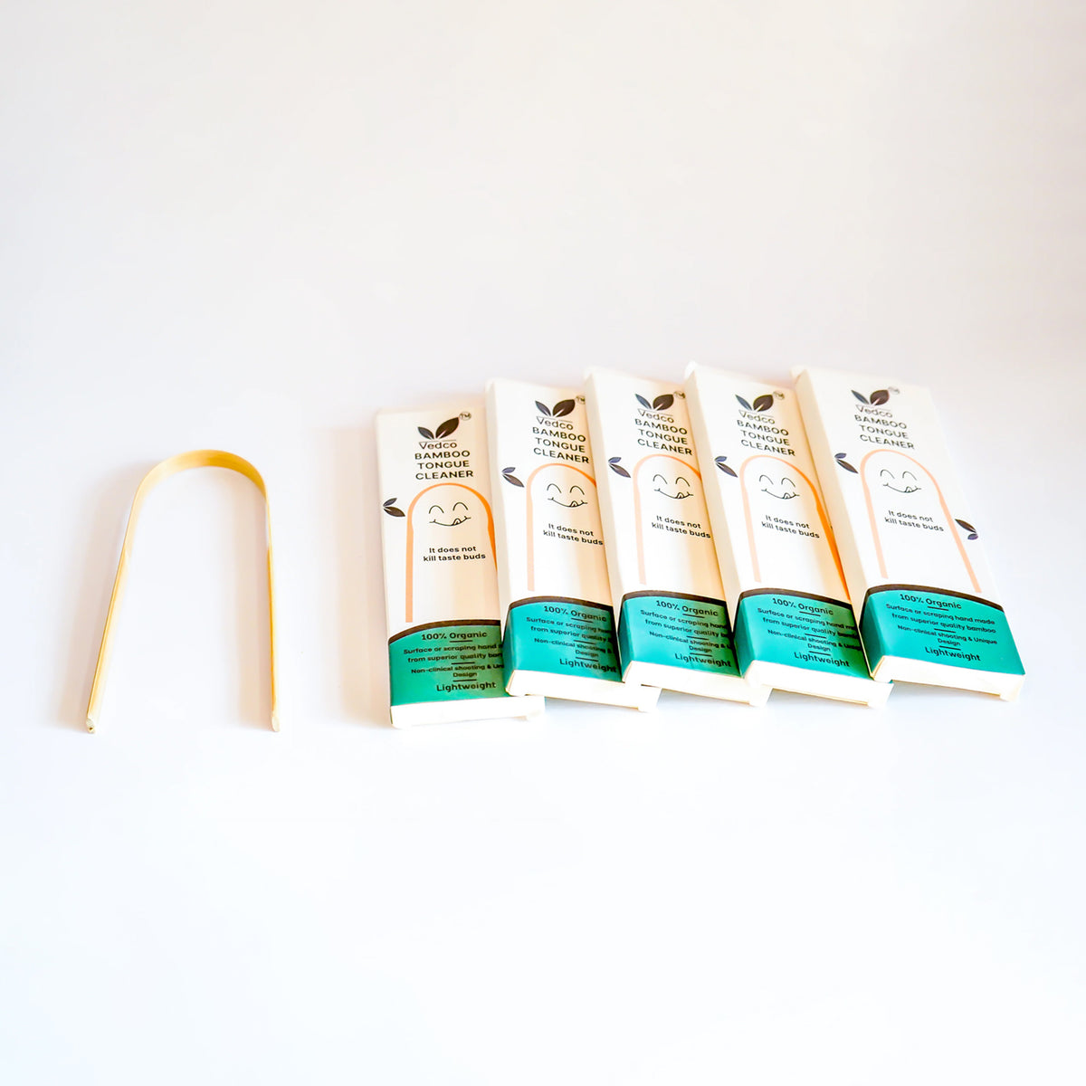 Vedco Bamboo Harmony Tongue Cleaner | Set of 5