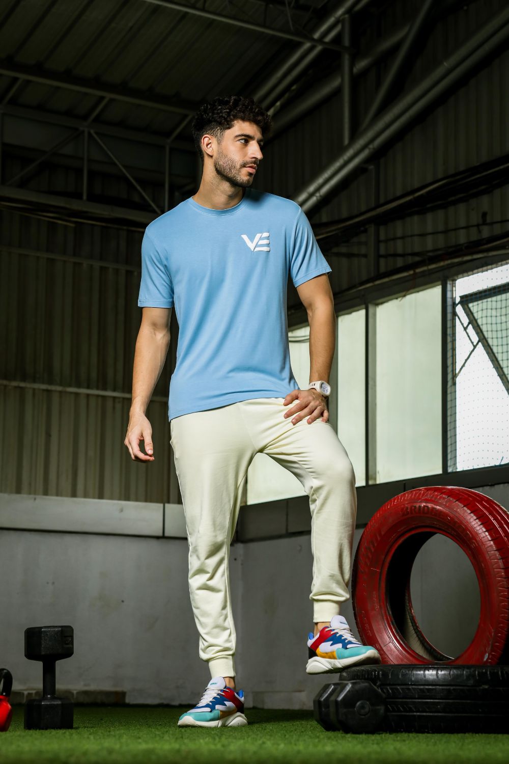 Vedco Bamboo Activewear Tee - Sky Blue