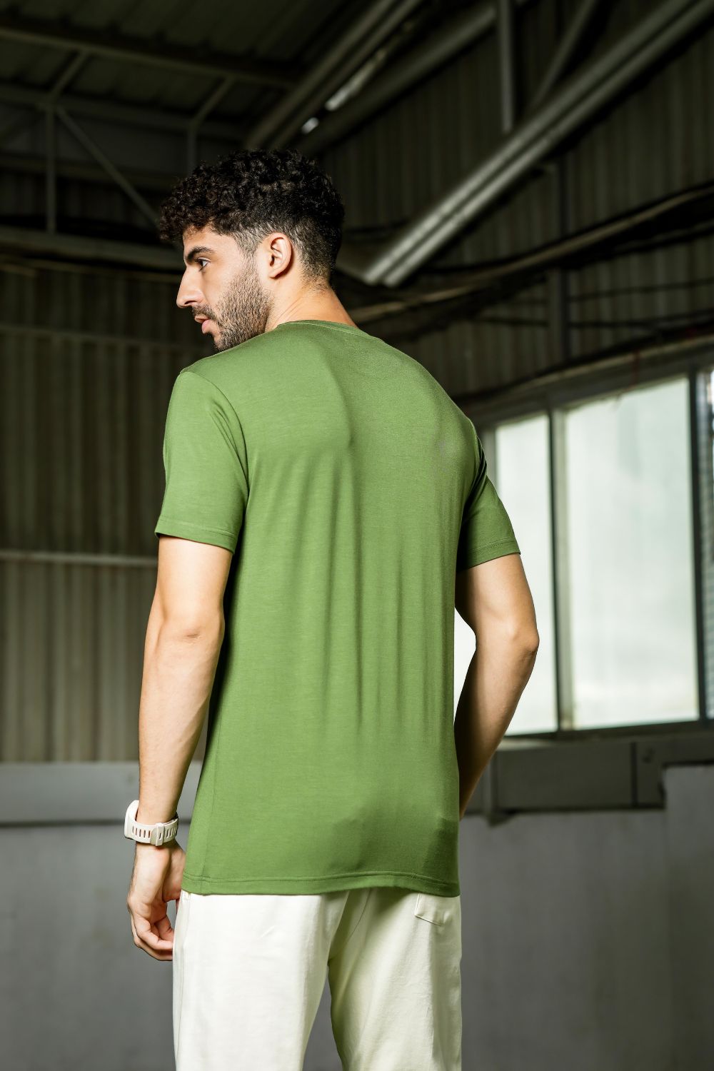 Vedco Bamboo Activewear Tee - Olive Green