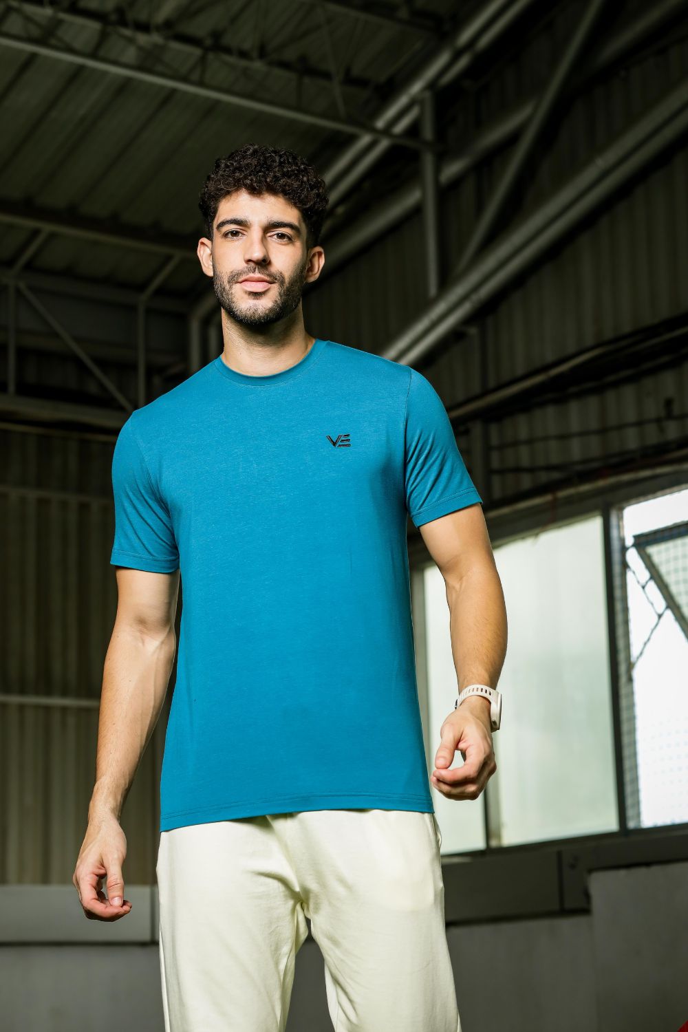 Vedco Bamboo Activewear Tee - Teal Blue