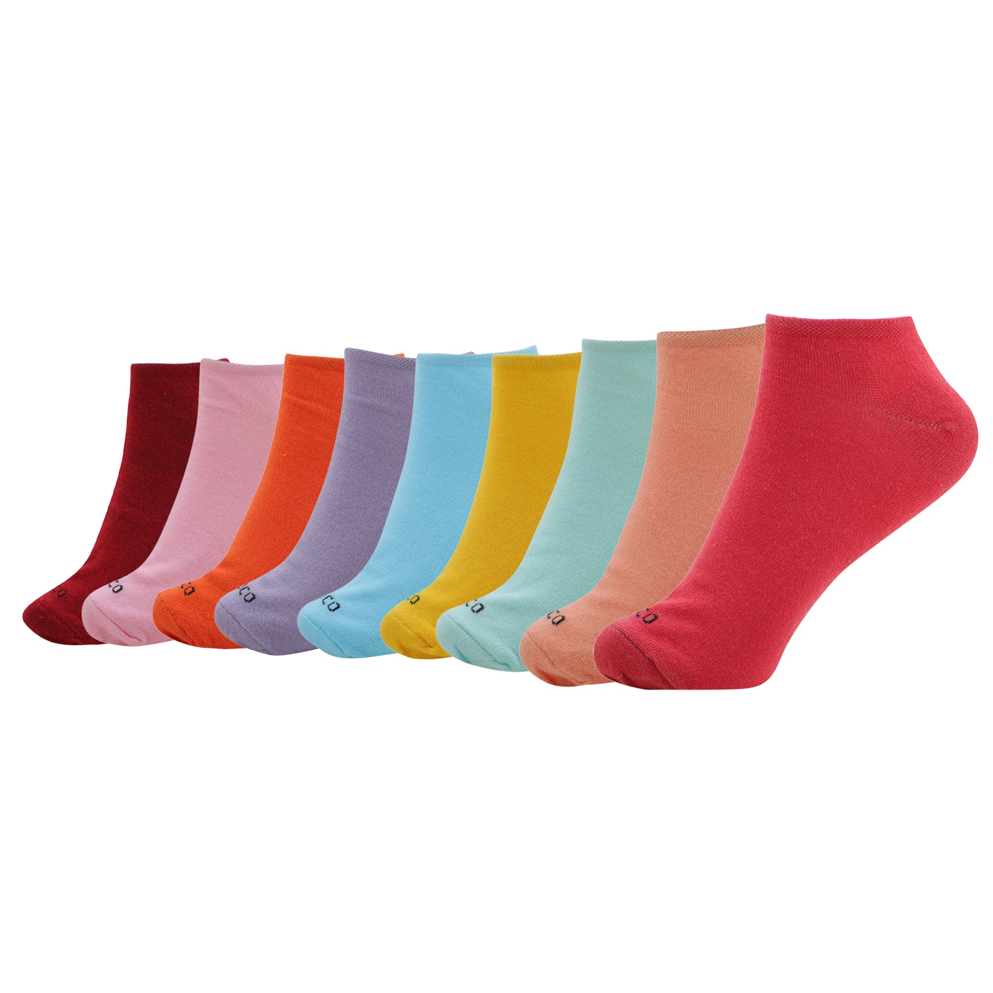 Bamboo Sneaker Socks ( Pack Of 9 )