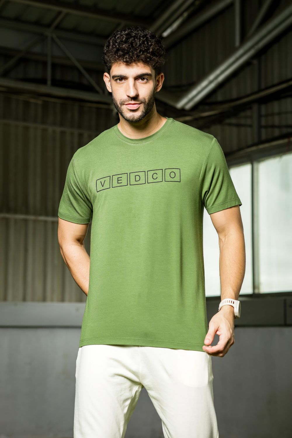 Vedco Bamboo Activewear Tee - Olive Green