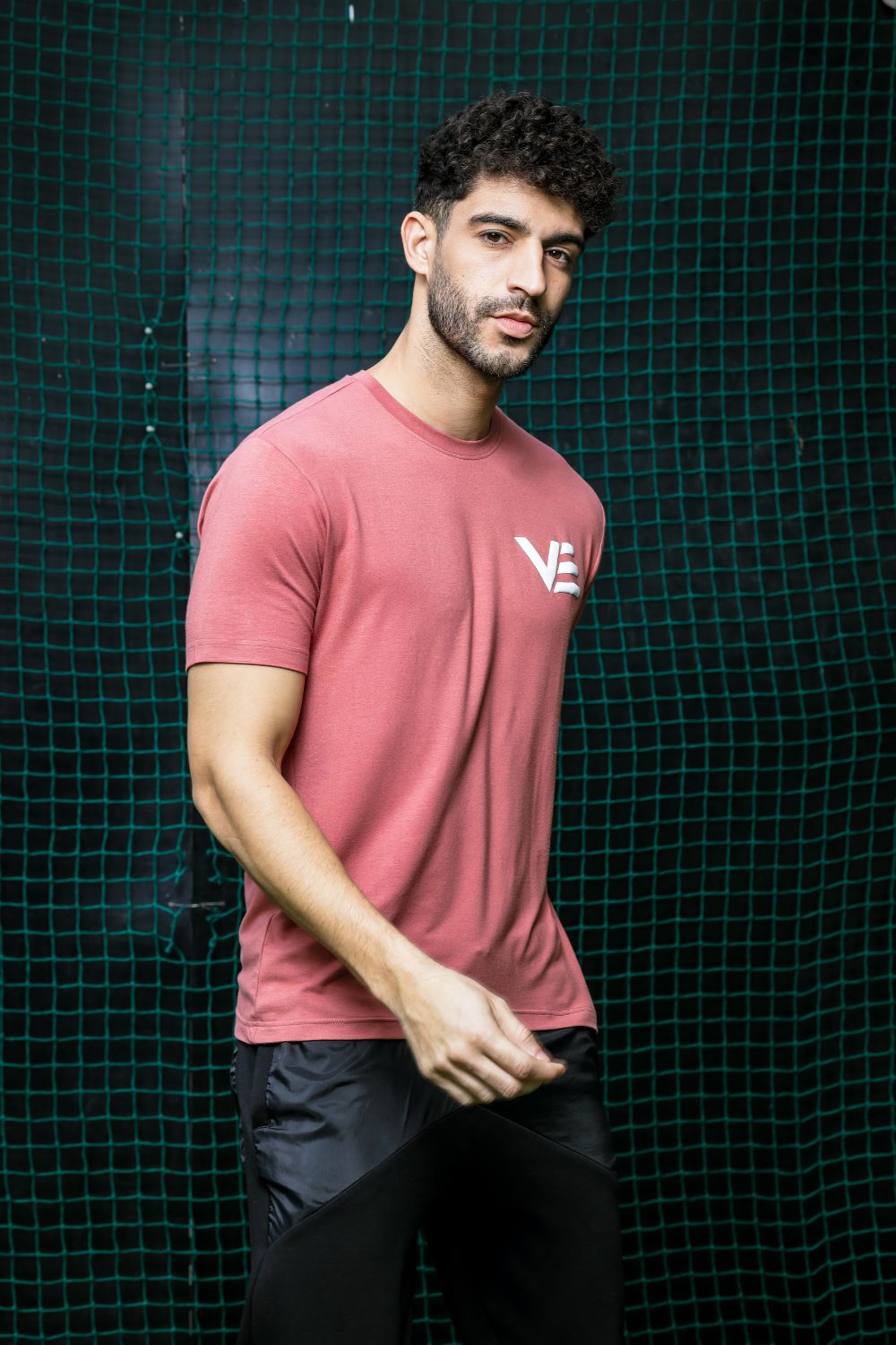 Vedco Bamboo Activewear Tee - Crimson