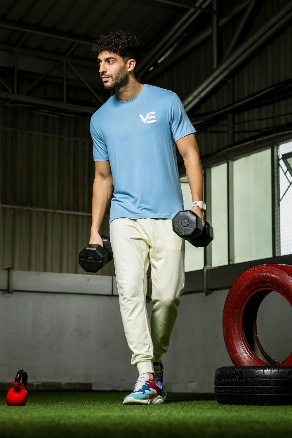 Vedco Bamboo Activewear Tee - Sky Blue