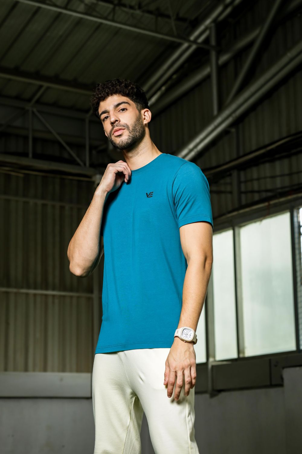 Vedco Bamboo Activewear Tee - Teal Blue