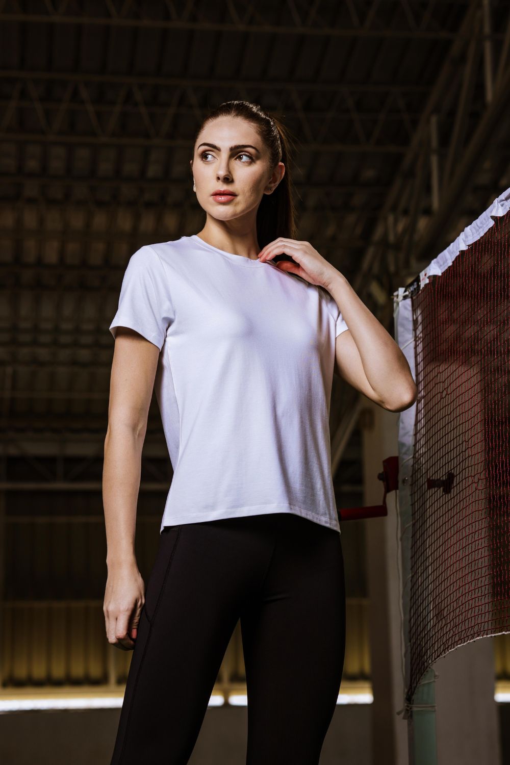 Vedco Bamboo Activewear Tee - White