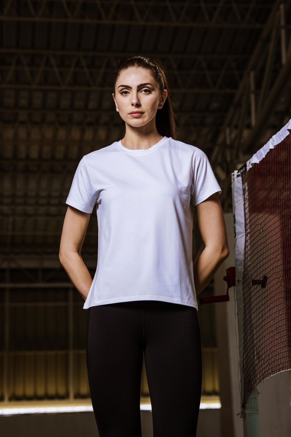 Vedco Bamboo Activewear Tee - White