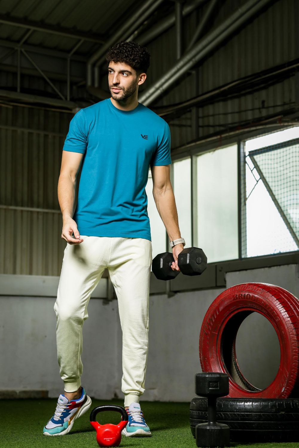 Vedco Bamboo Activewear Tee - Teal Blue