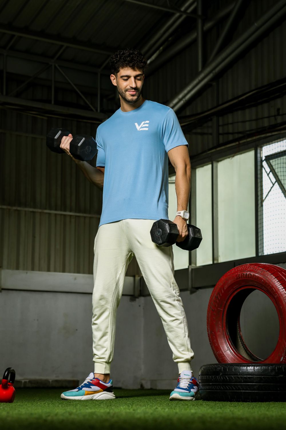 Vedco Bamboo Activewear Tee - Sky Blue