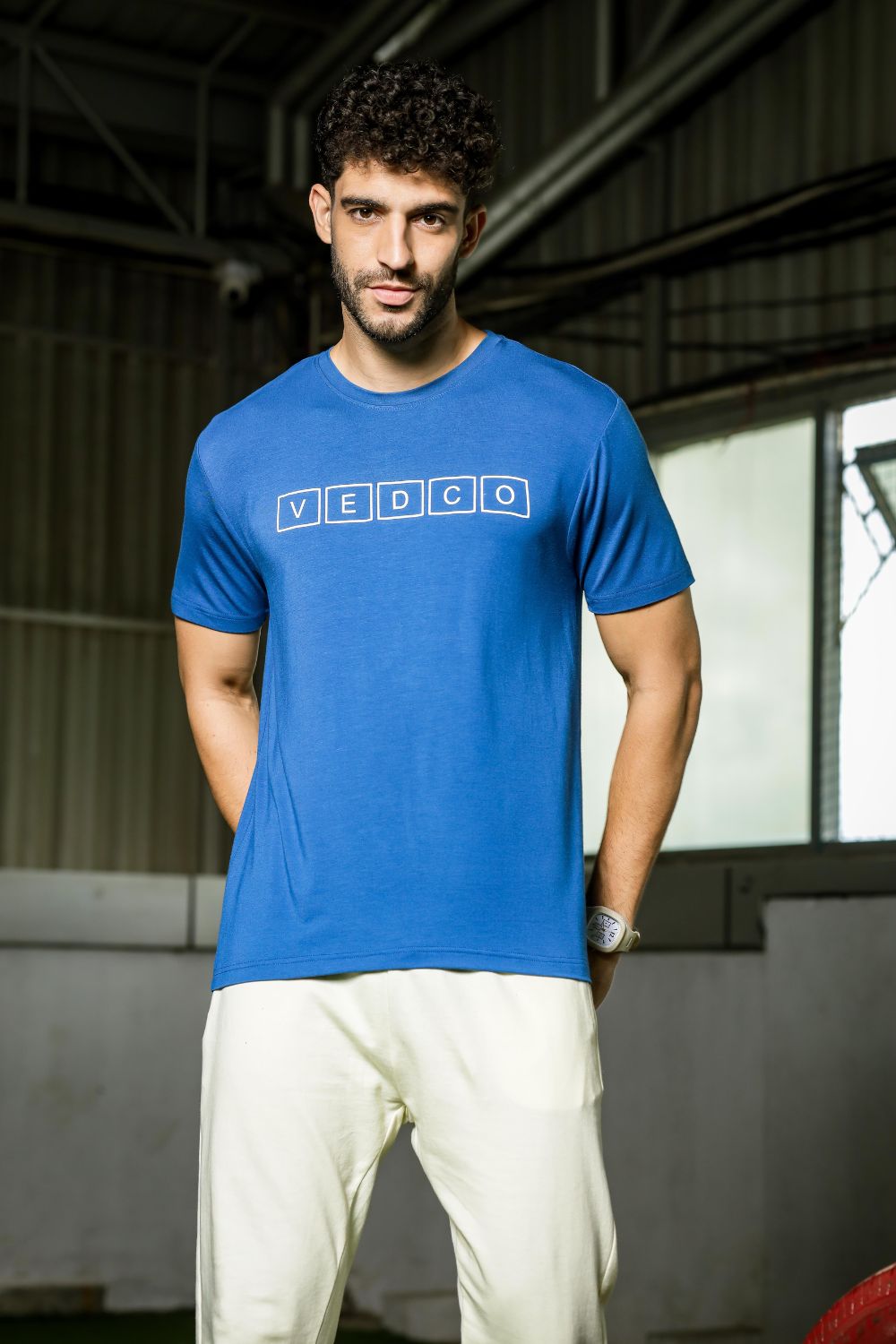 Vedco Bamboo Activewear Tee - Tide Blue