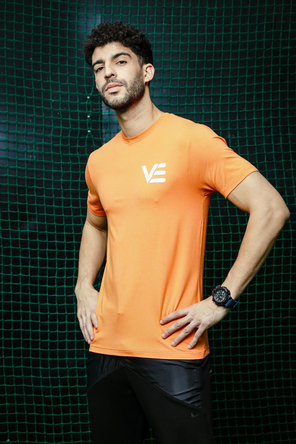 Vedco Bamboo Activewear Tee - Autumn Orange