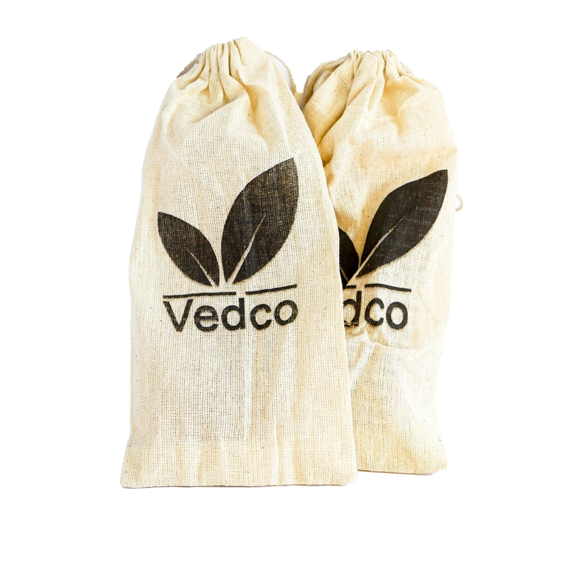 Vedco Opulent Neem Hair Comb Set | With Cotton Pouches