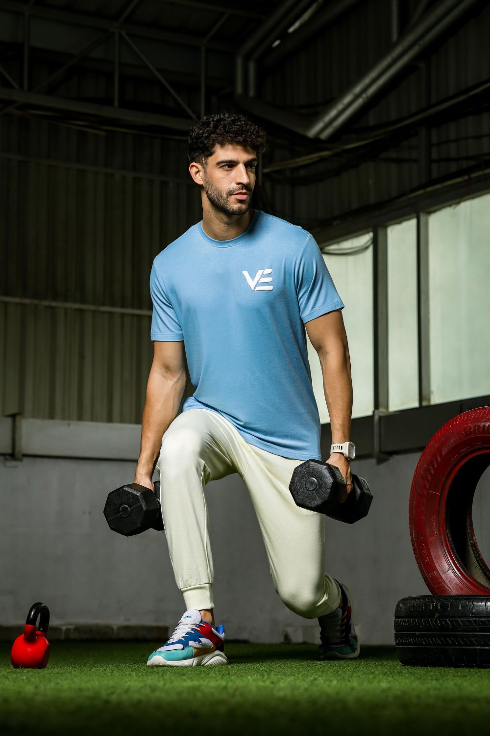 Vedco Bamboo Activewear Tee - Sky Blue