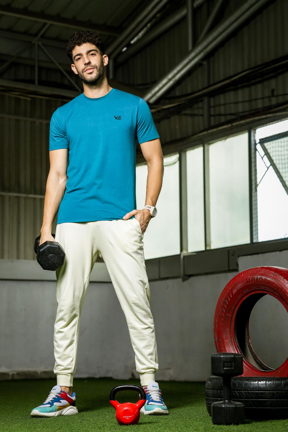 Vedco Bamboo Activewear Tee - Teal Blue