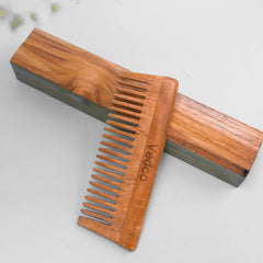 Vedco Wide Teeth Pure Neem Wood Comb