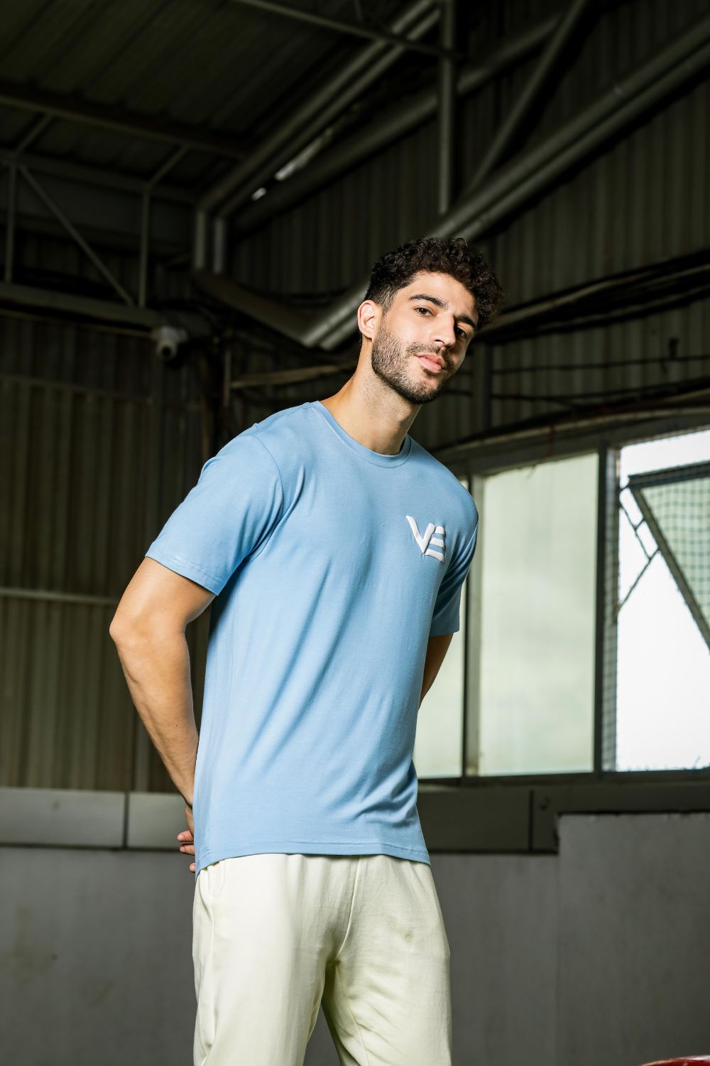 Vedco Bamboo Activewear Tee - Sky Blue