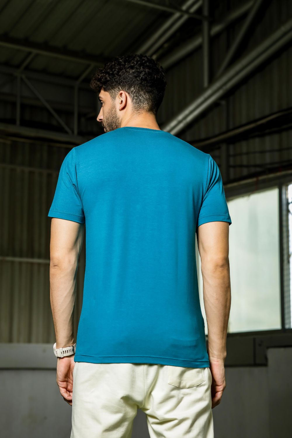 Vedco Bamboo Activewear Tee - Teal Blue