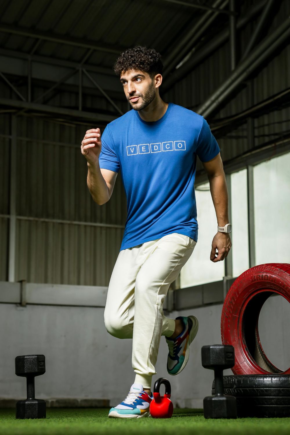 Vedco Bamboo Activewear Tee - Tide Blue