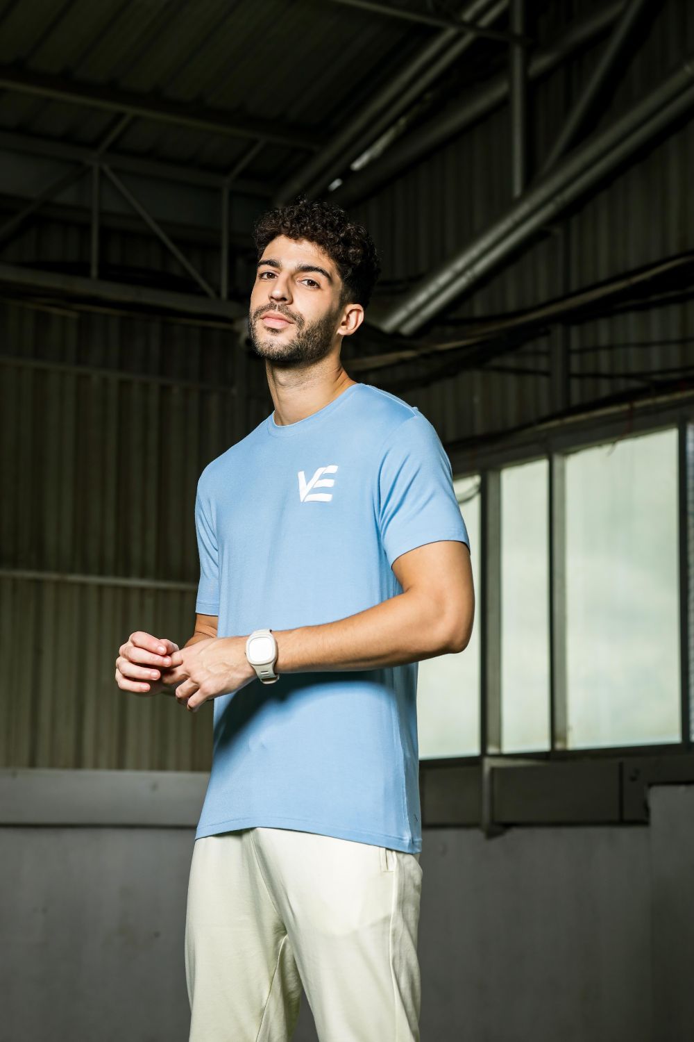 Vedco Bamboo Activewear Tee - Sky Blue