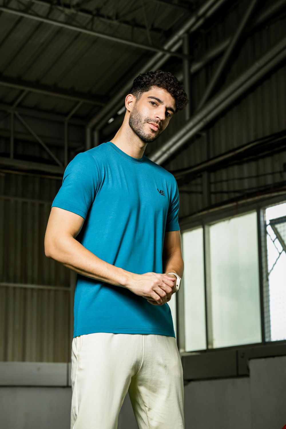 Vedco Bamboo Activewear Tee - Teal Blue