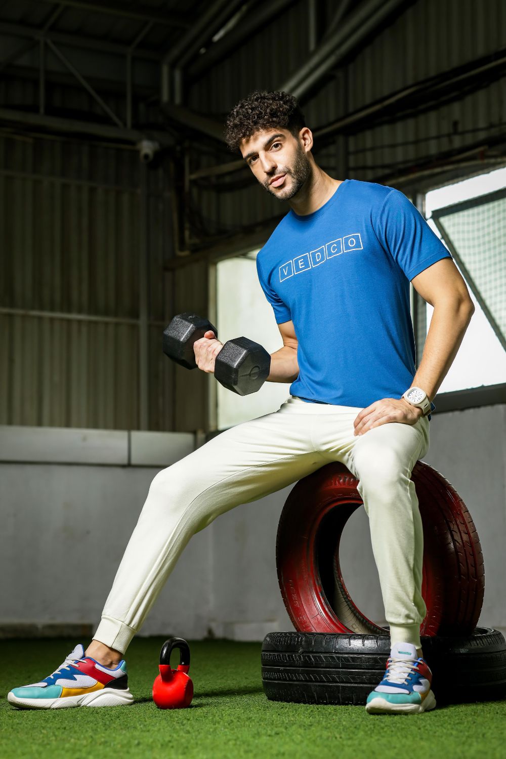 Vedco Bamboo Activewear Tee - Tide Blue