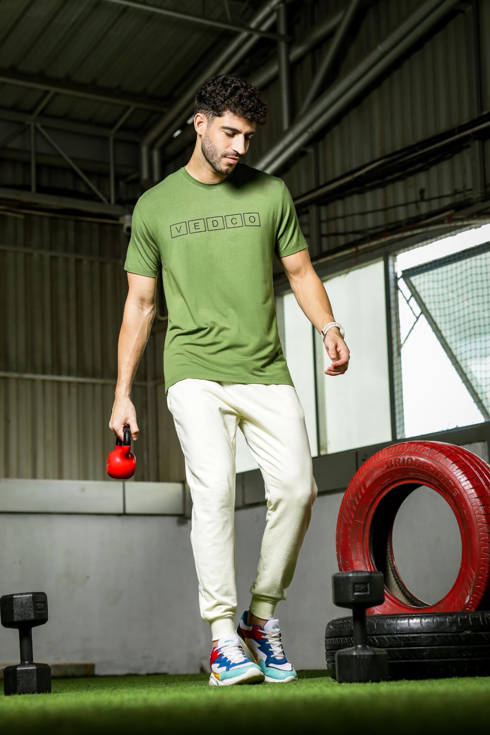 Vedco Bamboo Activewear Tee - Olive Green