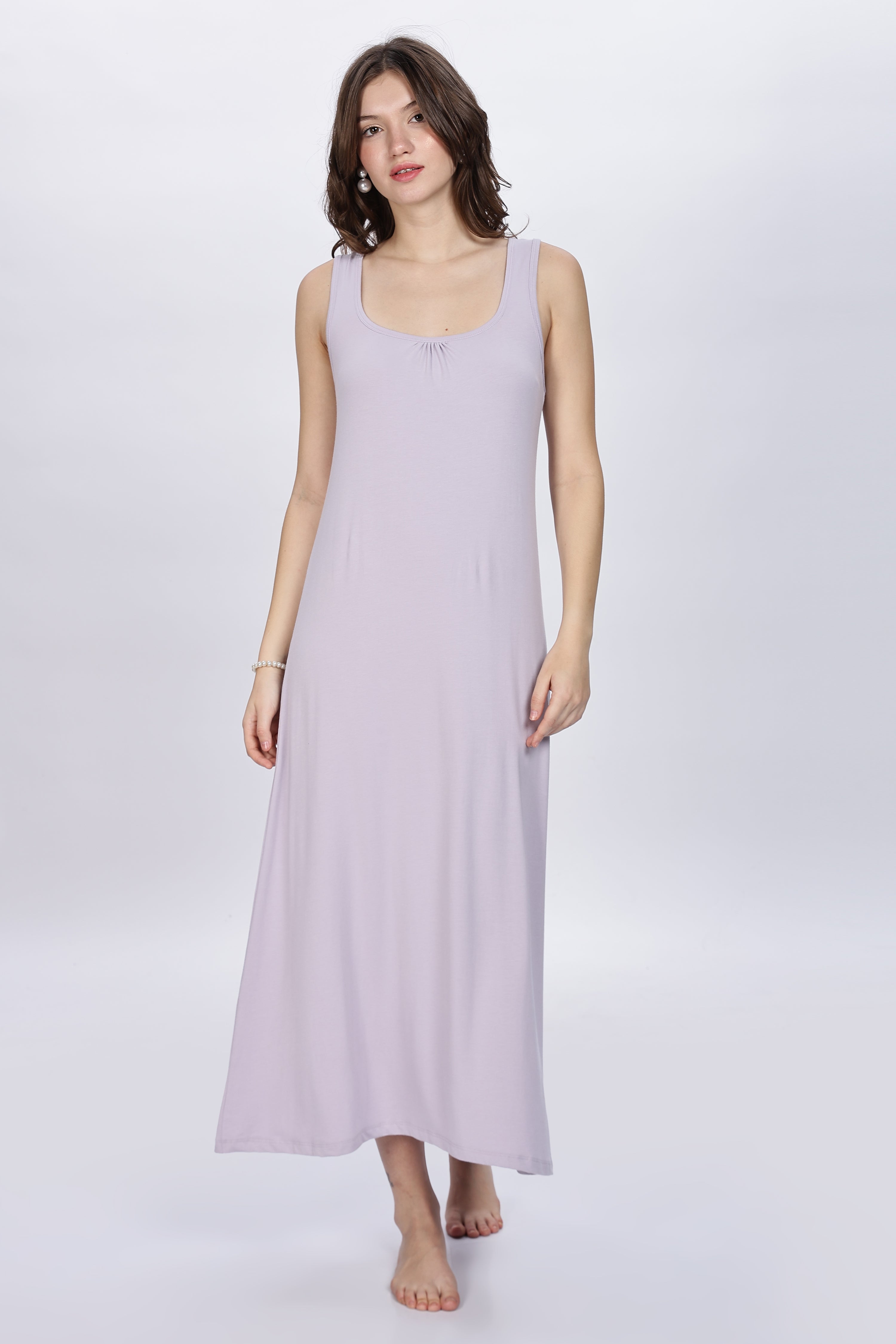 Bamboo Lavender Maxi Sleep Gown