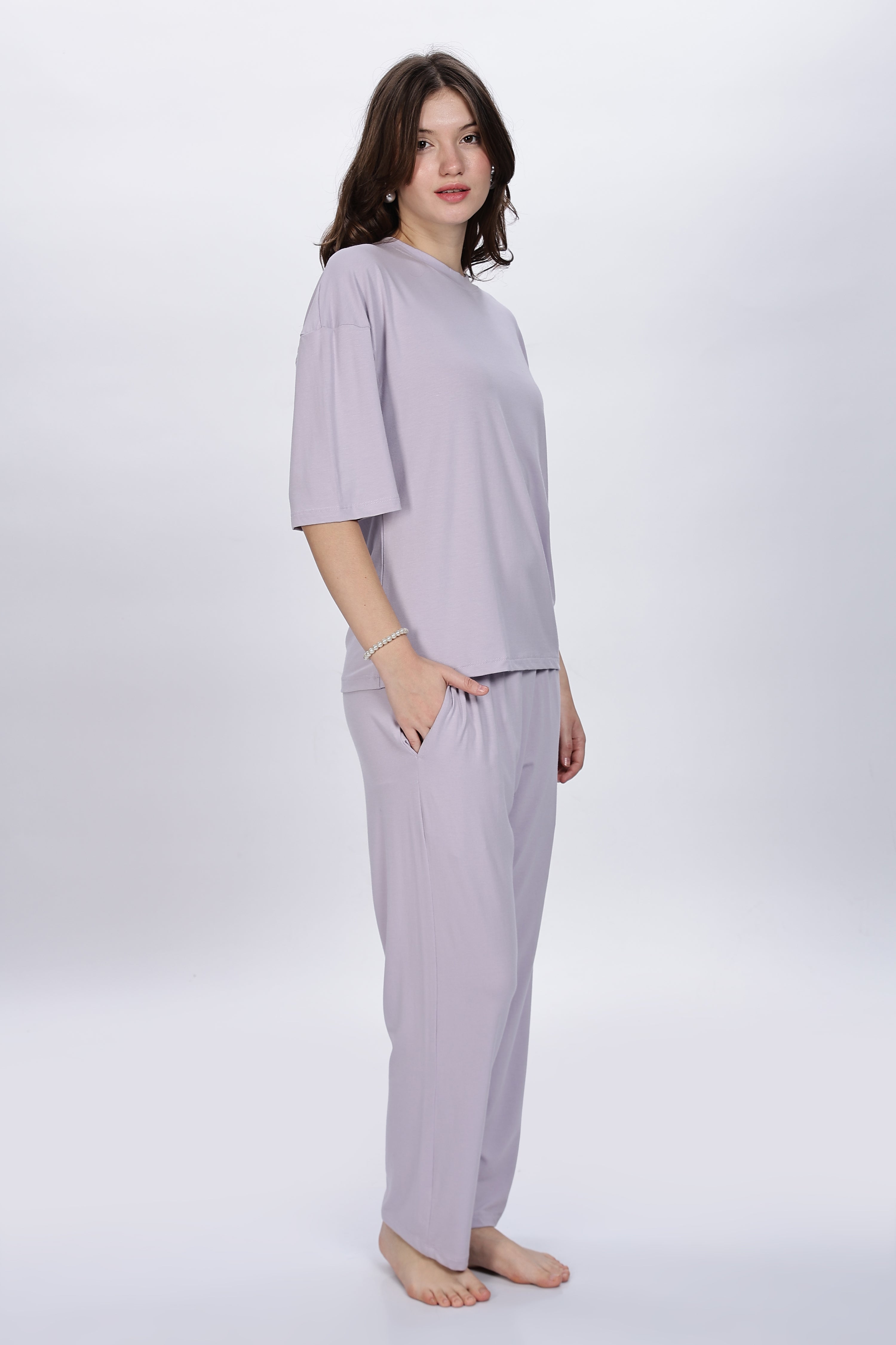 Bamboo Lavender Kimono Sleep Cord