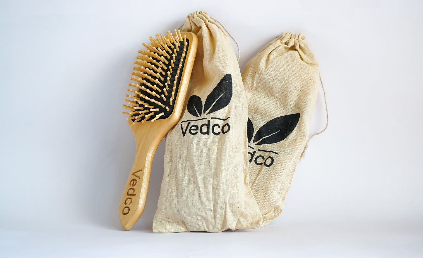 The Paddle Hair Brush, Natural Wooden Brushes